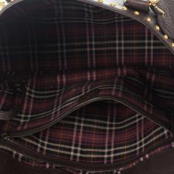 Pre Owned Gucci GG Babouska Crystal Leather Flap Satchel