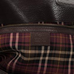 Pre Owned Gucci GG Babouska Crystal Leather Flap Satchel