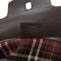 Pre Owned Gucci GG Babouska Crystal Leather Flap Satchel