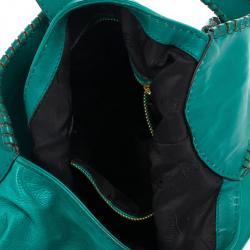 مملوكة مسبقًا Gucci Turquoise Leather New Jackie Medium Hobo Bag