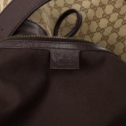 Pre Owned Gucci Monogram GG ‘Interlocking Icon’ Drawstring Shoulder Bag