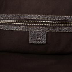 Pre Owned Gucci Beige GG Denim Canvas Bucket Tote