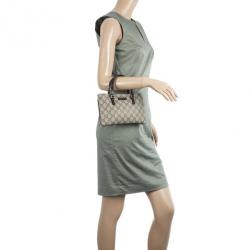 Pre Owned Gucci Brown Monogram Pochette