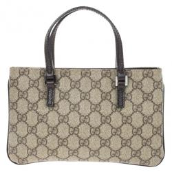 Pre Owned Gucci Brown Monogram Pochette