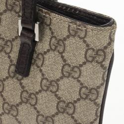 Pre Owned Gucci Brown Monogram Pochette