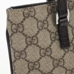 Pre Owned Gucci Brown Monogram Pochette