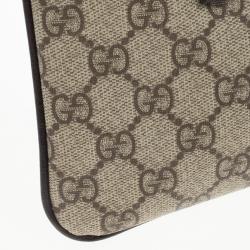 Pre Owned Gucci Brown Monogram Pochette