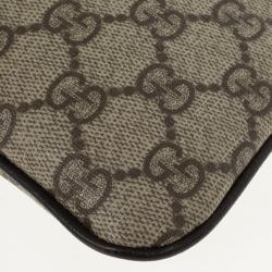 Pre Owned Gucci Brown Monogram Pochette