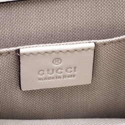 Pre Owned Gucci Tri Color Leather Bamboo Handle Large Dionysus Bag
