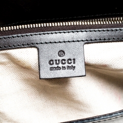 مملوكة مسبقًا حقيبة كتف غوتشي سلسلة إيميلي كبيرة كانفاس GG بيج / بنية داكنة