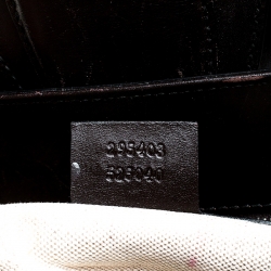 مملوكة مسبقًا حقيبة كتف غوتشي سلسلة إيميلي كبيرة كانفاس GG بيج / بنية داكنة