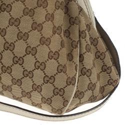Pre Owned Gucci Monogram Canvas Sukey Dome Bag