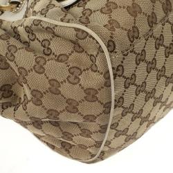 Pre Owned Gucci Monogram Canvas Sukey Dome Bag