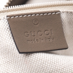 مملوكة مسبقًا حقيبة يد غوتشي سوكي جلد غوتشيسيما خضراء زيتونية