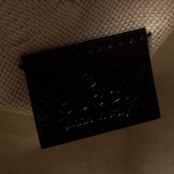 Pre Owned Gucci Black Leather Mini Spike Tifosa Bag