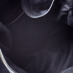 Pre Owned  GG حقيبة يد هوبو غوتشي جوكي كانفاس سوداء كبيرة