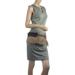 Pre Owned Gucci Monogram Waistbelt Bag