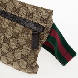 Pre Owned Gucci Monogram Waistbelt Bag