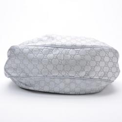 مملوكة مسبقًا Gucci Silver Guccussima Leather Sukey Medium Hobo