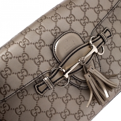 مملوكة مسبقًا Gucci Beige Guccissima Leather Medium Emily Chain Shoulder Bag