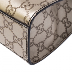 مملوكة مسبقًا Gucci Beige Guccissima Leather Medium Emily Chain Shoulder Bag