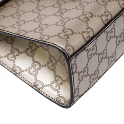 مملوكة مسبقًا Gucci Beige Guccissima Leather Medium Emily Chain Shoulder Bag