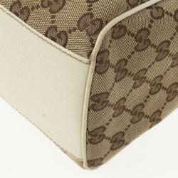 Pre Owned Gucci Beige/Ebony Large Charmy Satchel