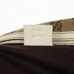 Pre Owned Gucci Beige/Ebony Large Charmy Satchel