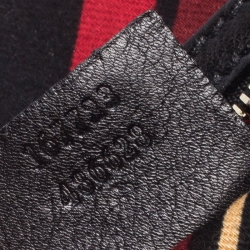 Pre Owned Gucci Black Leather Britt Messenger Bag