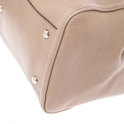 Pre Owned Gucci Beige Leather Small Soho Tote