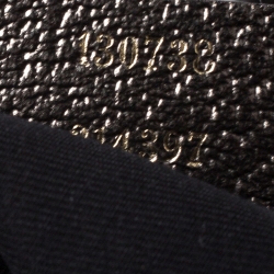 Pre Owned حقيبة غوتشي Abbey صغيرة جلد وكانفاس GG ميتالك/ بيج