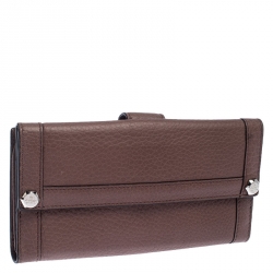 Pre Owned محفظة غوتشي كونتينيتال جلد وردية داكنة