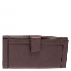 Pre Owned محفظة غوتشي كونتينيتال جلد وردية داكنة