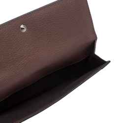 Pre Owned محفظة غوتشي كونتينيتال جلد وردية داكنة