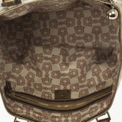 Pre Owned Gucci Beige GG Jolicoeur Medium Tote Bag