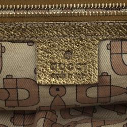 Pre Owned Gucci Beige GG Jolicoeur Medium Tote Bag