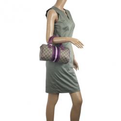 Pre Owned Gucci Purple Limited Edition Small Joy Boston Bag