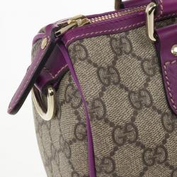 Pre Owned Gucci Purple Limited Edition Small Joy Boston Bag
