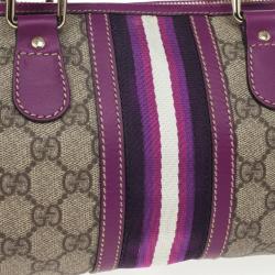 Pre Owned Gucci Purple Limited Edition Small Joy Boston Bag
