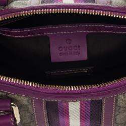 Pre Owned Gucci Purple Limited Edition Small Joy Boston Bag