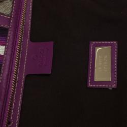 Pre Owned Gucci Purple Limited Edition Small Joy Boston Bag