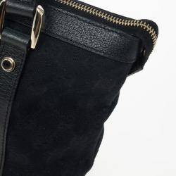 مملوكة مسبقًا Gucci Black Medium Top Handle Bag 'Abbey' Tote