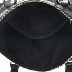 مملوكة مسبقًا Gucci Black Medium Top Handle Bag 'Abbey' Tote