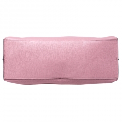 مملوكة مسبقًا حقيبة غوتشي يد علوية ديلي بامبو متوسطة جلدة ورديه