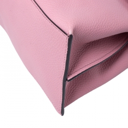 مملوكة مسبقًا حقيبة غوتشي يد علوية ديلي بامبو متوسطة جلدة ورديه