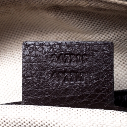 Pre Owned حقيبة بوسطن غوتشي فنتدج ويب جلد بنيه متوسطة