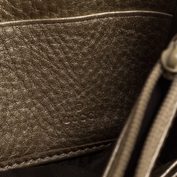 Gucci Beige GG Canvas and Leather Flap Wallet 