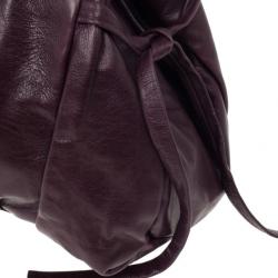 مملوكة مسبقًا Gucci Purple Leather 'Hysteria' Large Tote