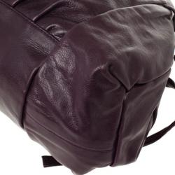 مملوكة مسبقًا Gucci Purple Leather 'Hysteria' Large Tote