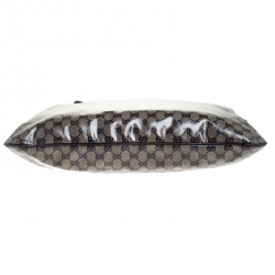 Pre Owned Gucci Blue Monogram Crystal GG Messenger Bag